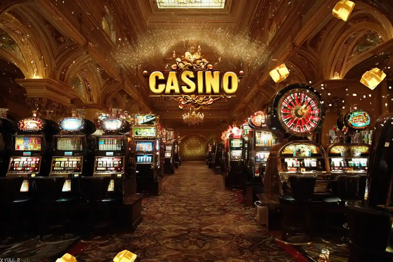 round slot machine cake